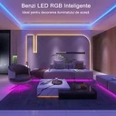LED strip 10 meters 5050 RGB, Adhesive, Bluetooth, Phone App, Remote Control, Music Mode, Timer