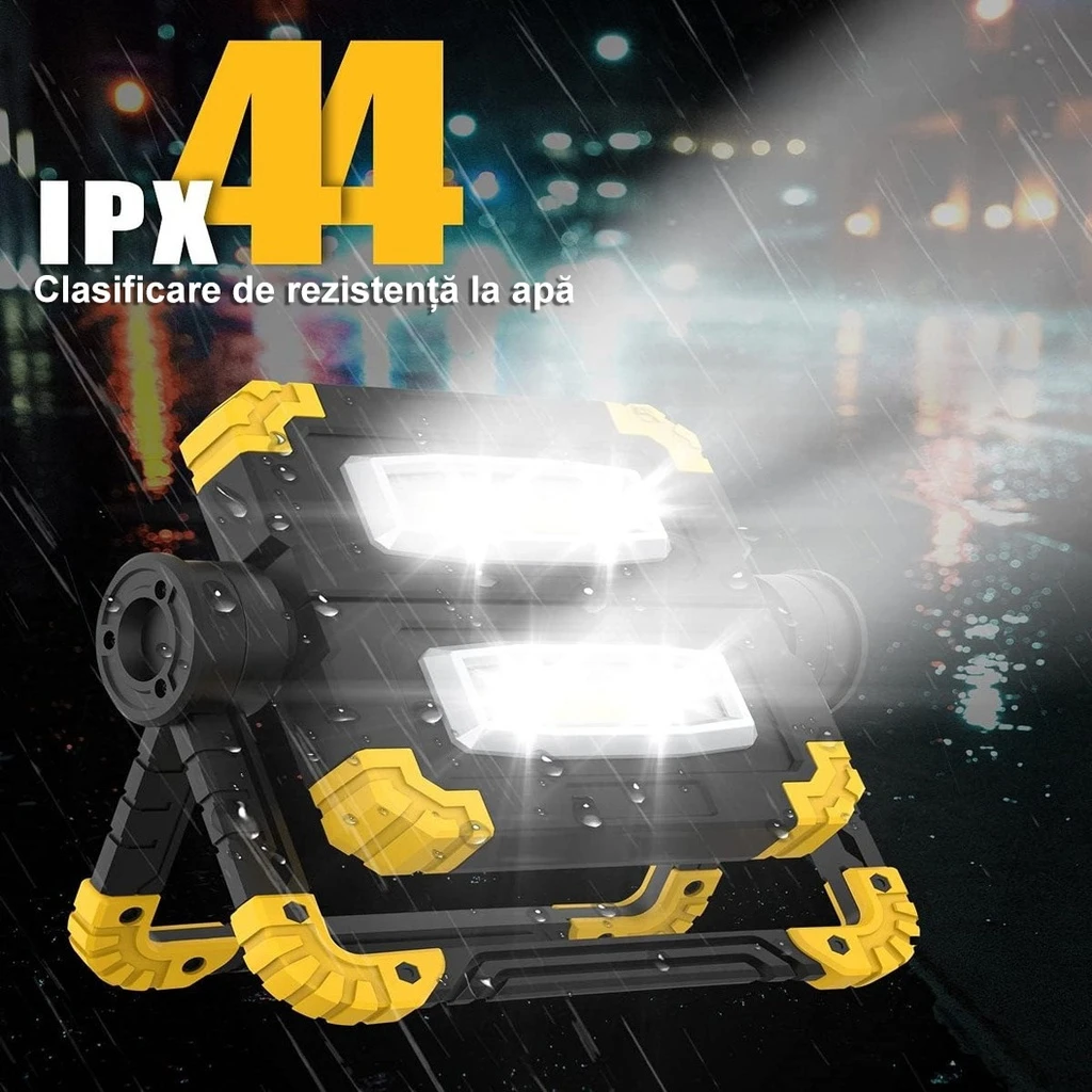G7 Rechargeable Portable LED Floodlight – 20W, 1000 lm, USB, 5000mAh Battery, Powerful Lighting for Outdoor & Emergencies
