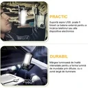 Portable LED COB Flashlight K011 – Powerful Brightness, Compact Design, Silver