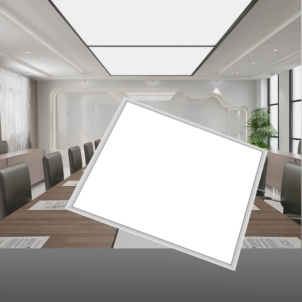 LED panel 60x60 cm, 60W, premium model, White Frame, 6500k, recessed lighting