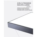 LED Ceiling Light 48W, Full Square, 60cm, 6500k, Black