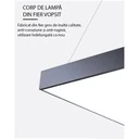LED Ceiling Light 48W, Full Square, 60cm, 6500k, Black