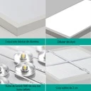 LED Ceiling Light 60x60cm, 52W, 6500k, White, applied 