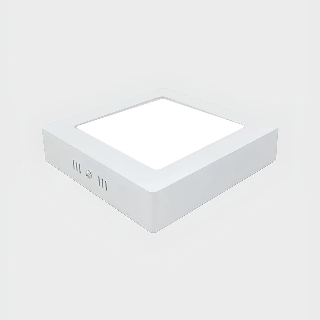 [LBZ-00096] Plafoniera patrata LED 6W, 11cm, 3500k, Alb, aplicata