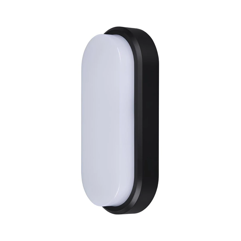 [LBZ-00128] Aplica LED 20W Oval Exterior, 6500k, Negru