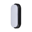 [LBZ-00135] Aplica LED 12W Oval Exterior, 4000k, Negru