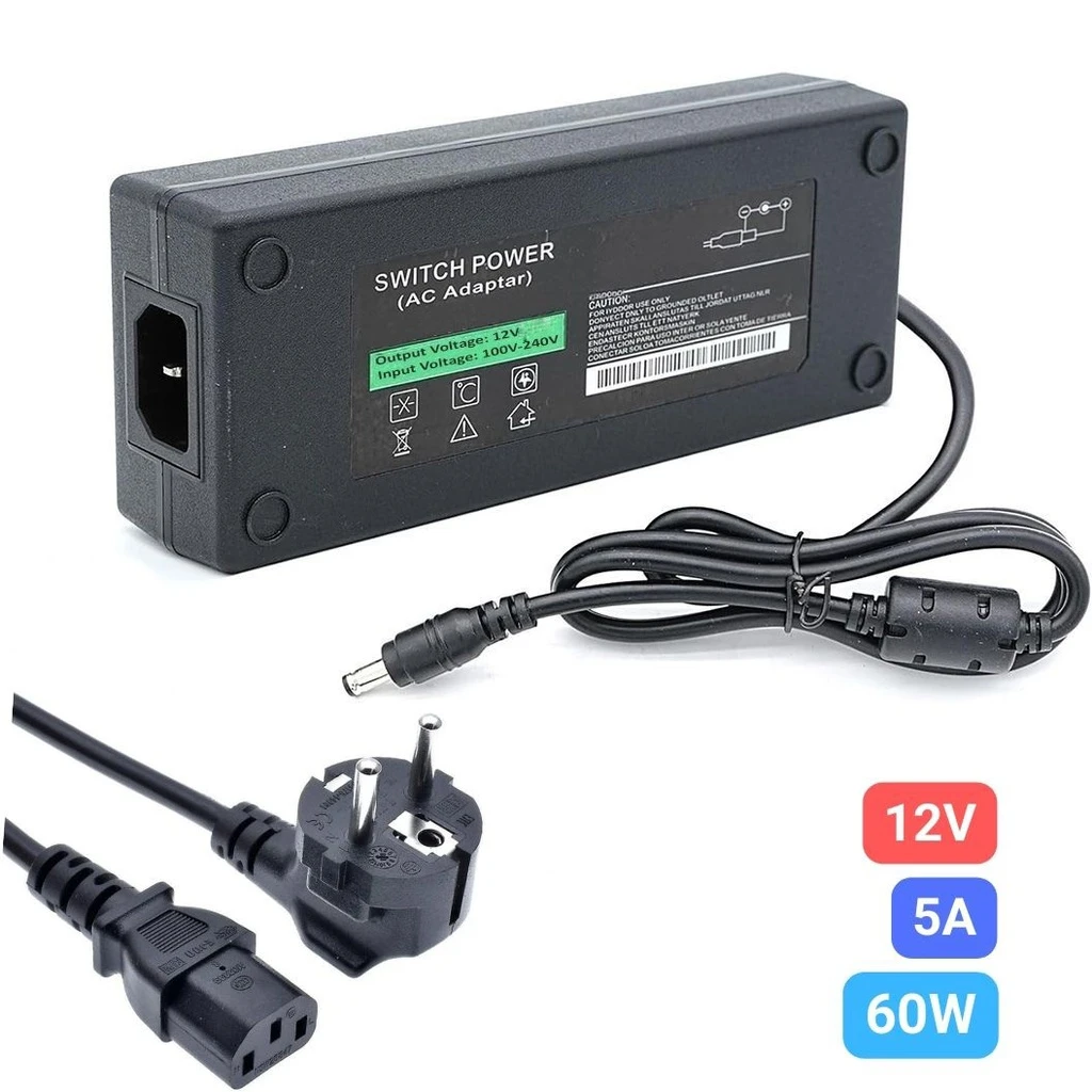 [LBZ-00457] Alimentator Stabilizat intrare 220V, iesire 12V, 5A, 60W