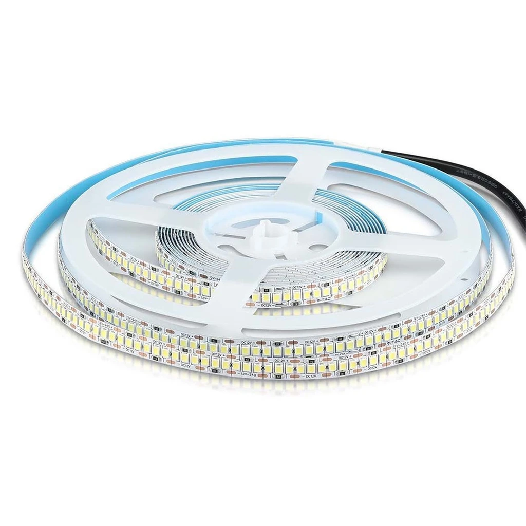 [LBZ-00499] Banda LED 24V, 240 LED/m, SMD 2855, Lumina Calda 3000k, 10mm, Rola 10 metri