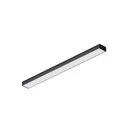 [LBZ-00219] Plafoniera cu LED pentru birou 120x10x5,5cm, 28W, Model Premium, dreptunghiulara, neagra, 6500k