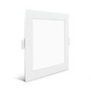 Spot LED incastrat patrat de 6W, 3500k, alb