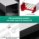 Conector de legatura plafoniera, Negru