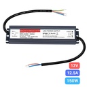 Sursa de Alimentare Slim, Exterior IP68, 12V, 12.5A, 150W