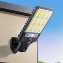 Lampa solara stradala 108 LED-uri COB cu panou solar integrat si telecomanda