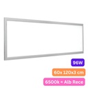 Panou LED 60x120 cm, 96W, Lumina Rece 6500K, Model Eco, Rama Alba, Ideal pentru Tavan Casetat, Incastrat