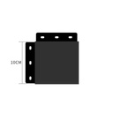 Conector negru tip L 10 cm