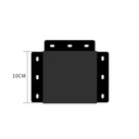 Conector tip T negru 10 cm